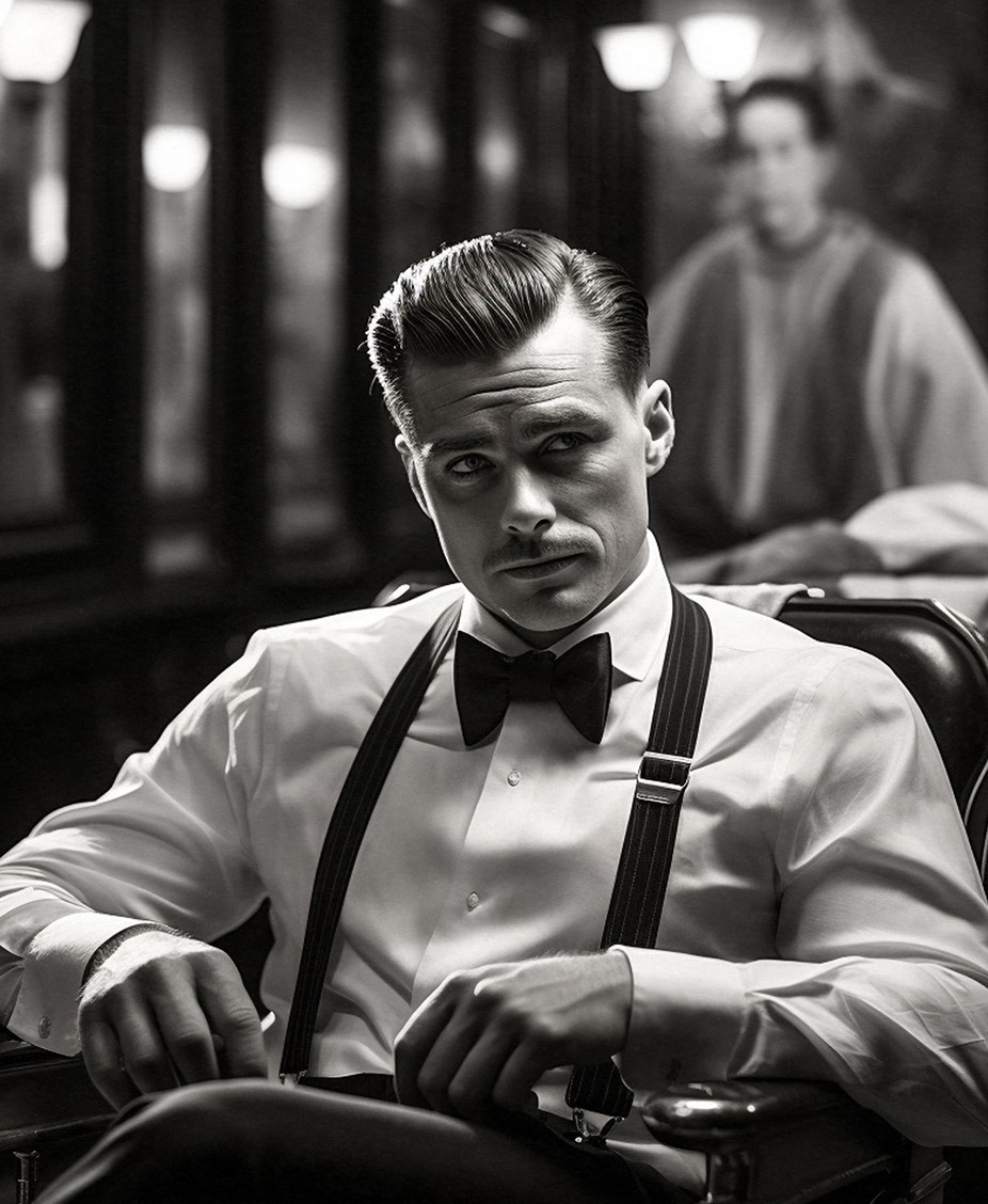 Gentleman in the Crimper private lounge